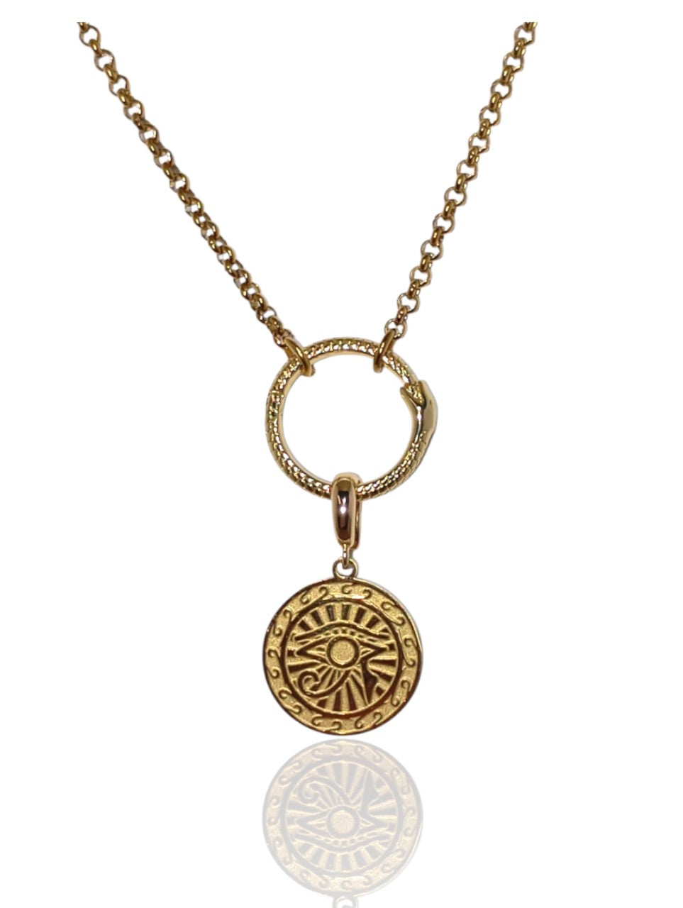 The Ouroboros Necklace - 19'' Chain