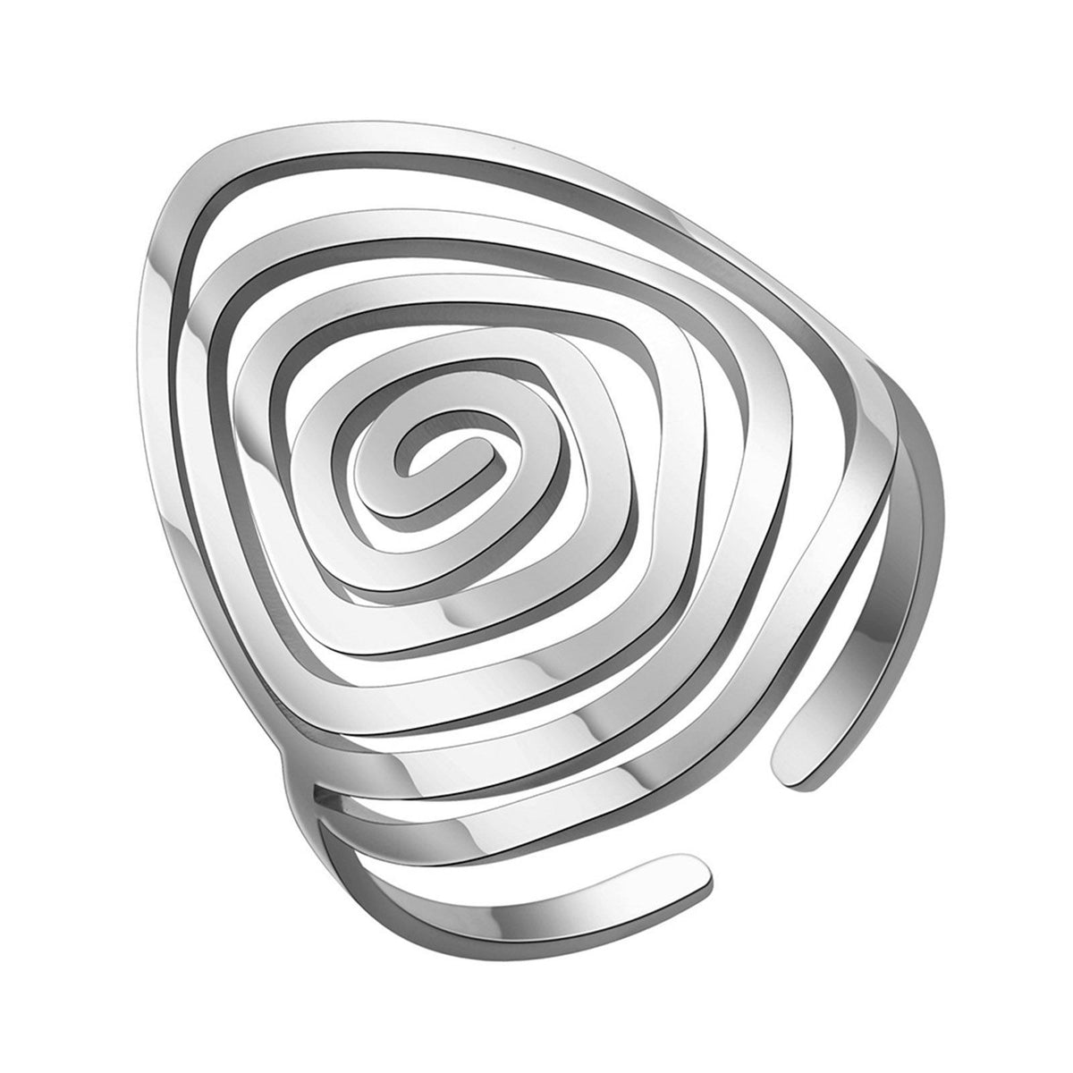 Silver Sacred Spiral Ring