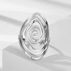 Silver Sacred Spiral Ring