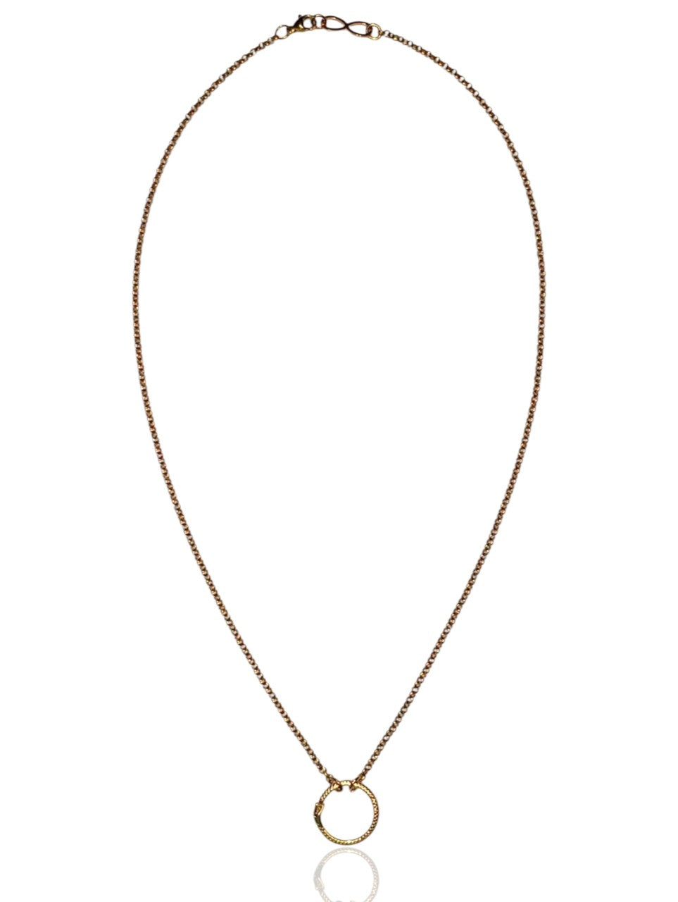 The Ouroboros Necklace - 19'' Chain