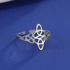 Witch’s Knot Triquetra Ring