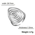 Silver Sacred Spiral Ring